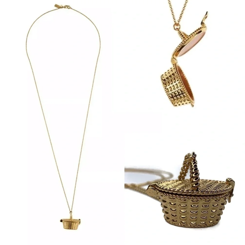 Kate Spade 🧺 Basket 12 KT Gold Plated Necklace